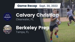 Recap: Calvary Christian  vs. Berkeley Prep  2022