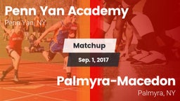 Matchup: Penn Yan Academy vs. Palmyra-Macedon  2017