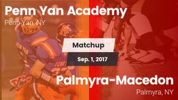 Matchup: Penn Yan Academy vs. Palmyra-Macedon  2017