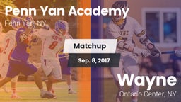 Matchup: Penn Yan Academy vs. Wayne  2017
