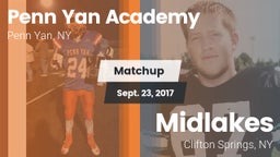Matchup: Penn Yan Academy vs. Midlakes  2017