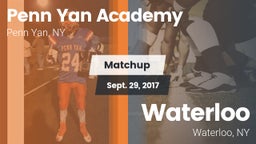 Matchup: Penn Yan Academy vs. Waterloo  2017