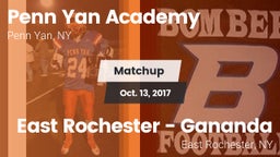 Matchup: Penn Yan Academy vs. East Rochester - Gananda 2017