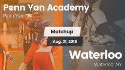 Matchup: Penn Yan Academy vs. Waterloo  2018