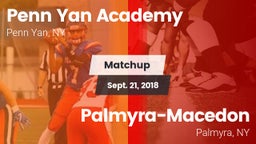 Matchup: Penn Yan Academy vs. Palmyra-Macedon  2018