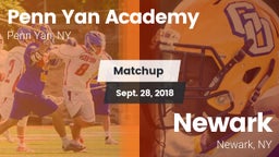 Matchup: Penn Yan Academy vs. Newark  2018