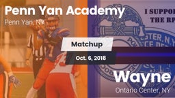 Matchup: Penn Yan Academy vs. Wayne  2018