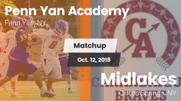 Matchup: Penn Yan Academy vs. Midlakes  2018