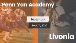 Matchup: Penn Yan Academy vs. Livonia 2020