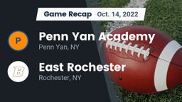 Recap: Penn Yan Academy  vs. East Rochester 2022