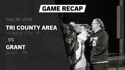 Recap: Tri County Area  vs. Grant  2016