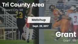 Matchup: Tri County Area vs. Grant  2017