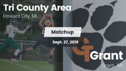 Matchup: Tri County Area vs. Grant  2019