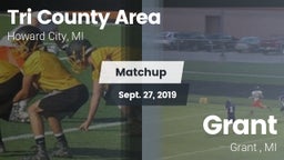 Matchup: Tri County Area vs. Grant  2019