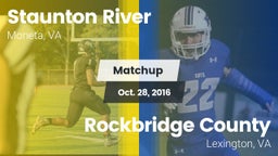 Matchup: Staunton River vs. Rockbridge County  2016