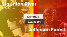 Matchup: Staunton River vs. Jefferson Forest  2017