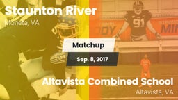 Matchup: Staunton River vs. Altavista Combined School  2017