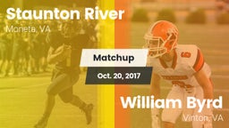 Matchup: Staunton River vs. William Byrd  2017