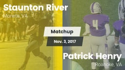 Matchup: Staunton River vs. Patrick Henry  2017