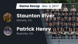 Recap: Staunton River  vs. Patrick Henry  2017