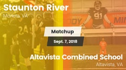 Matchup: Staunton River vs. Altavista Combined School  2018