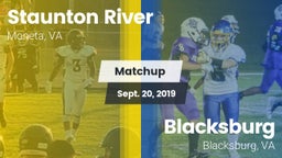Matchup: Staunton River vs. Blacksburg  2019