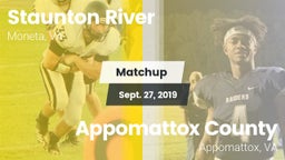 Matchup: Staunton River vs. Appomattox County  2019