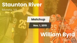 Matchup: Staunton River vs. William Byrd  2019