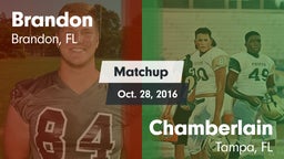 Matchup: Brandon  vs. Chamberlain  2016