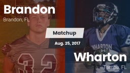 Matchup: Brandon  vs. Wharton  2017