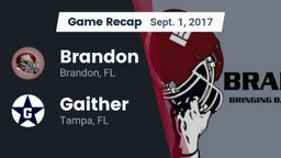 Recap: Brandon  vs. Gaither  2017