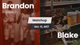 Matchup: Brandon  vs. Blake  2017