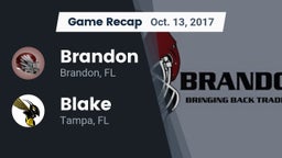Recap: Brandon  vs. Blake  2017