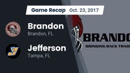 Recap: Brandon  vs. Jefferson  2017