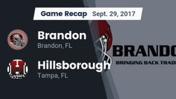 Recap: Brandon  vs. Hillsborough  2017