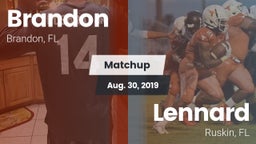 Matchup: Brandon  vs. Lennard  2019