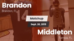Matchup: Brandon  vs. Middleton  2019
