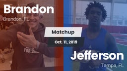 Matchup: Brandon  vs. Jefferson  2019