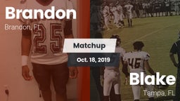 Matchup: Brandon  vs. Blake  2019