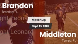 Matchup: Brandon  vs. Middleton  2020