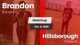 Matchup: Brandon  vs. Hillsborough  2020