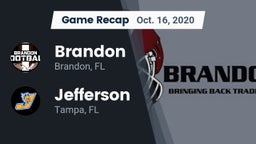 Recap: Brandon  vs. Jefferson  2020