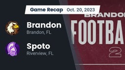 Recap: Brandon  vs. Spoto  2023