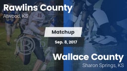 Matchup: Rawlins County vs. Wallace County  2017