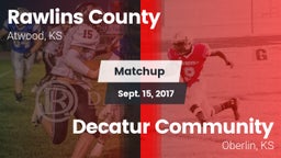 Matchup: Rawlins County vs. Decatur Community  2017