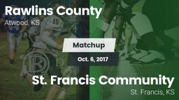 Matchup: Rawlins County vs. St. Francis Community  2017