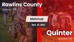 Matchup: Rawlins County vs. Quinter  2017