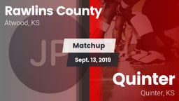 Matchup: Rawlins County vs. Quinter  2019
