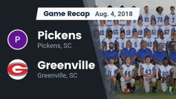 Recap: Pickens  vs. Greenville  2018