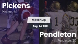 Matchup: Pickens vs. Pendleton  2018